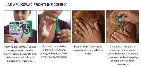 FRONTLINE Combo Spot-On Dla Psów 3x2,68ml FRONTLINE Combo Spot-On Dla Psów 3x2,68ml