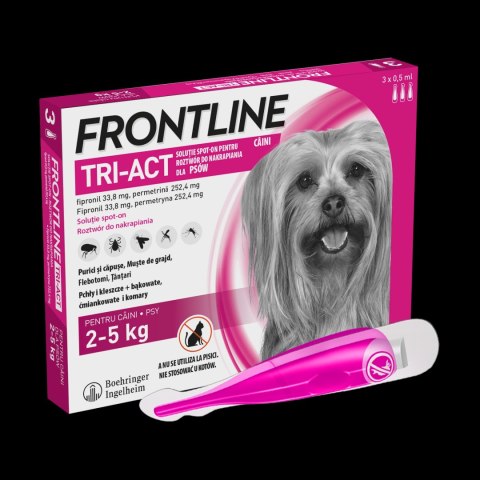 FRONTLINE Tri-Act Dla Psów 3x0,5ml FRONTLINE Tri-Act Dla Psów 3x0,5ml