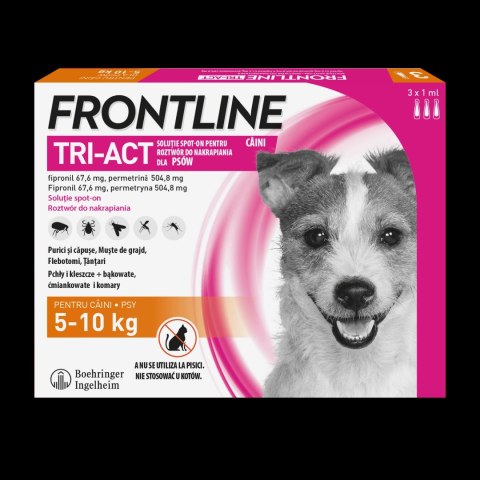 FRONTLINE Tri-Act Dla Psów 3x1ml FRONTLINE Tri-Act Dla Psów 3x1ml