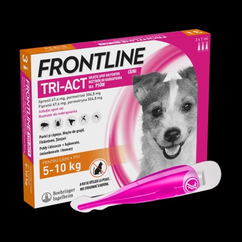 FRONTLINE Tri-Act Dla Psów 3x1ml FRONTLINE Tri-Act Dla Psów 3x1ml