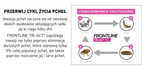 FRONTLINE Tri-Act Dla Psów 3x2ml FRONTLINE Tri-Act Dla Psów 3x2ml