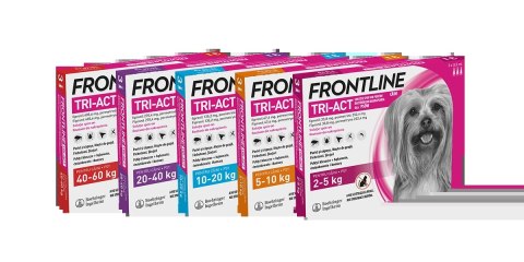 FRONTLINE Tri-Act Dla Psów 3x4ml FRONTLINE Tri-Act Dla Psów 3x4ml