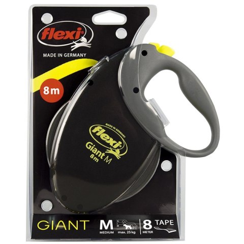 Flexi Smycz Giant Taśma M 8m Do 25kg Neon Flexi Smycz Giant Taśma M 8m Do 25kg Neon