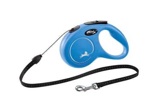 Flexi Smycz New Classic S Linka 5m Do 12kg Niebieska Flexi Smycz New Classic S Linka 5m Do 12kg Niebieska