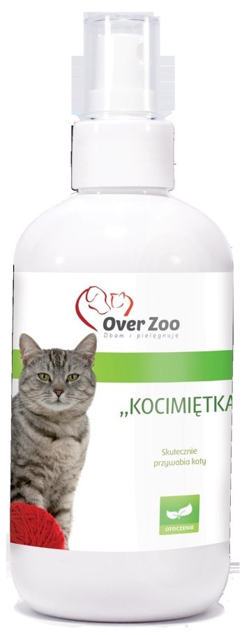 OVER ZOO Kocimiętka Preparat Przywabiający Koty 250ml OVER ZOO Kocimiętka Preparat Przywabiający Koty 250ml