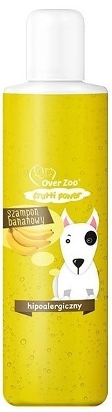 OVER ZOO Szampon Frutti Power Bananowy Hipoalergiczny 200ml OVER ZOO Szampon Frutti Power Bananowy Hipoalergiczny 200ml