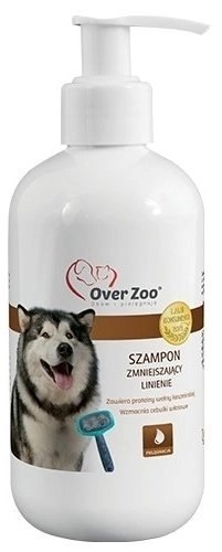 OVER ZOO Szampon Zmniejszający Lnienie Dla Psa 250ml OVER ZOO Szampon Zmniejszający Lnienie Dla Psa 250ml