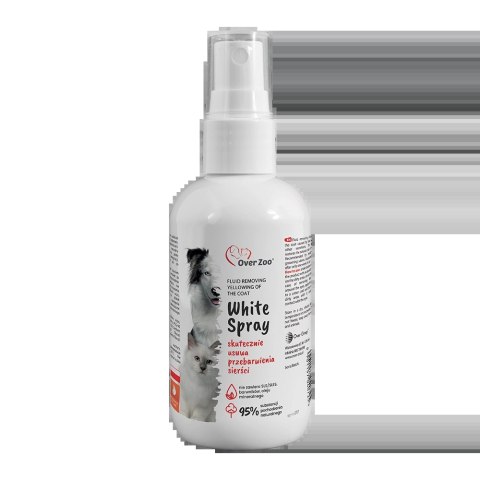 OVER ZOO White Spray Płyn Usuwający Zażółcenia 100ml OVER ZOO White Spray Płyn Usuwający Zażółcenia 100ml