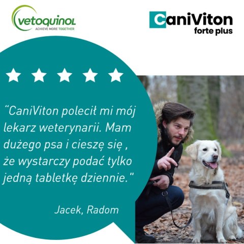 Vetoquinol Caniviton Forte Plus 90szt Vetoquinol Caniviton Forte Plus 90szt