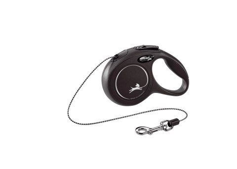 Flexi Smycz New Classic XS Linka 3m Do 8kg Czarna Flexi Smycz New Classic XS Linka 3m Do 8kg Czarna