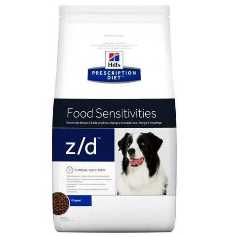 Hill's PD Prescription Diet Canine z/d Food Sensitivities 10kg Hill's PD Prescription Diet Canine z/d Food Sensitivities 10kg