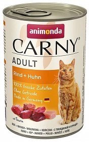 Animonda Cat Carny Adult Wołowina I Kurczak 400g Animonda Cat Carny Adult Wołowina I Kurczak 400g
