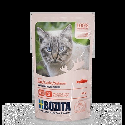 BOZITA Kawałki W Sosie Z Łososiem 85g BOZITA Kawałki W Sosie Z Łososiem 85g