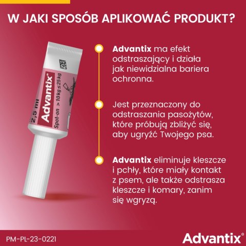 Bayer Advantix Krople Na Kleszcze I Pchły 4x2,5ml Bayer Advantix Krople Na Kleszcze I Pchły 4x2,5ml