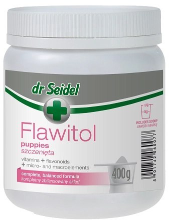 Laboratorium DermaPharm Dr Seidel Flawitol Dla Szczeniąt 400g Laboratorium DermaPharm Dr Seidel Flawitol Dla Szczeniąt 400g