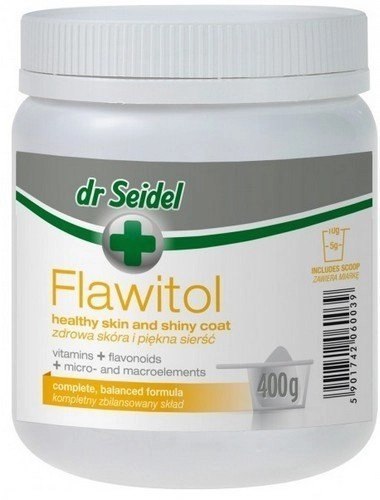 Laboratorium DermaPharm Dr Seidel Flawitol Zdrowa Skóra I Piękna Sierść 400g Laboratorium DermaPharm Dr Seidel Flawitol Zdrowa Skóra I Piękna Sierść 400g