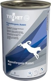 TROVET RRD Hypoallergenic - Rabbit (dla psa) 400g - puszka TROVET RRD Hypoallergenic - Rabbit (dla psa) 400g - puszka