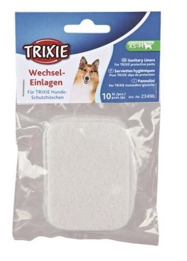 Trixie Wkłady Do Majtek Ochronnych Dla Suczki XS-M 10szt Trixie Wkłady Do Majtek Ochronnych Dla Suczki XS-M 10szt