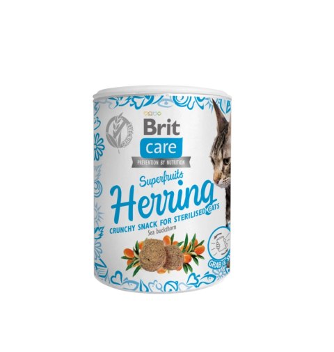 Brit Care Cat Snack Superfruits Herring 100g Brit Care Cat Snack Superfruits Herring 100g