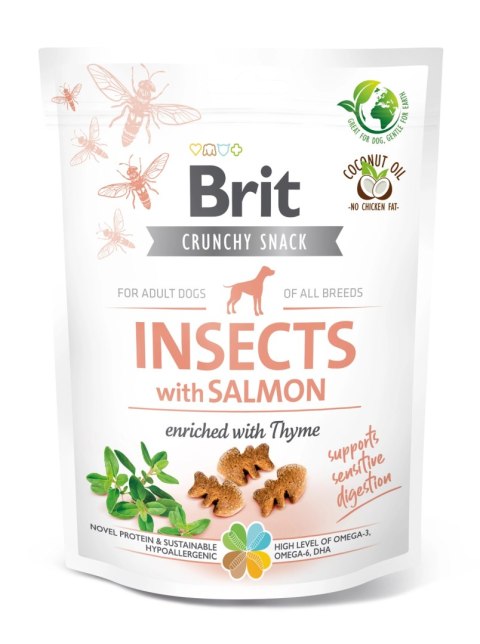 Brit Care Dog Crunchy Cracker Insects Rich In Salmon 200g Brit Care Dog Crunchy Cracker Insects Rich In Salmon 200g