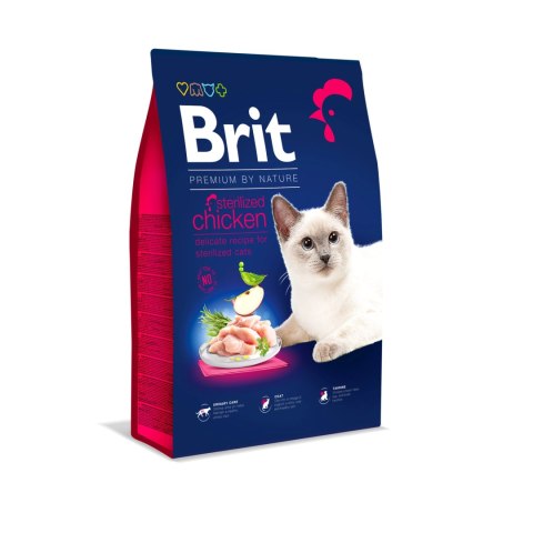 Brit Cat Premium By Nature Sterilised Chicken 8kg Brit Cat Premium By Nature Sterilised Chicken 8kg