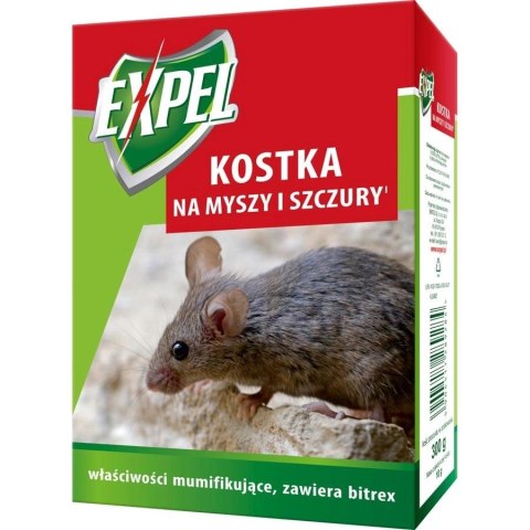 EXPEL - Kostka na myszy i szczury 300g EXPEL - Kostka na myszy i szczury 300g