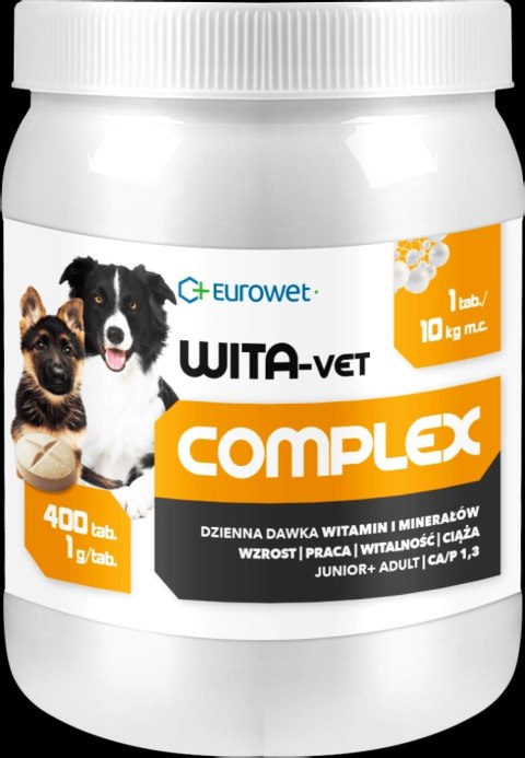 Eurowet Wita-Vet Junior +Aldut 400tab Eurowet Wita-Vet Junior +Aldut 400tab