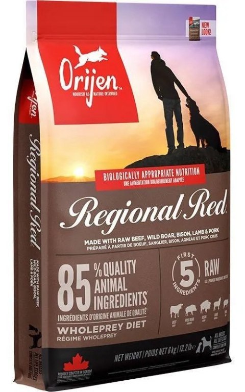 Orijen Regional Red Dog 6kg Orijen Regional Red Dog 6kg