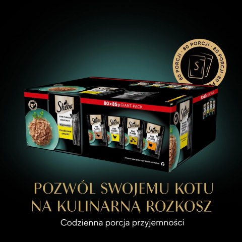 Sheba Delicacy Drobiowe Smaki W Galaretce, Z Kaczką, Z Kurczakiem, Z Drobiem, Z Indykiem 80x85g Sheba Delicacy Drobiowe Smaki W Galaretce, Z Kaczką, Z Kurczakiem, Z Drobiem, Z Indykiem 80x85g