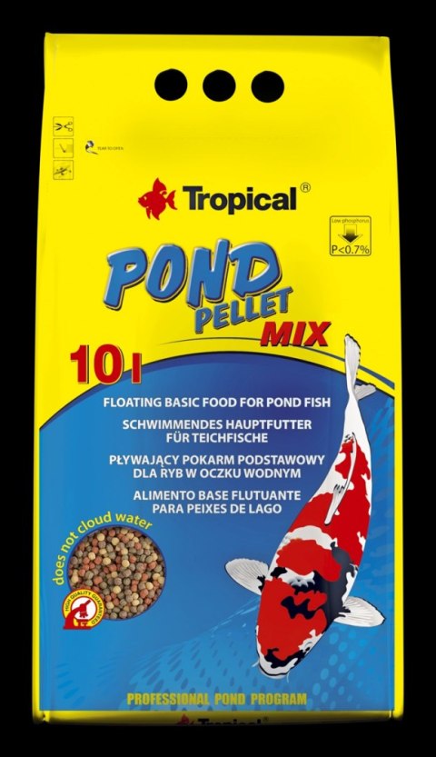 TROPICAL Pond Pellet Mix 10l/1300g TROPICAL Pond Pellet Mix 10l/1300g