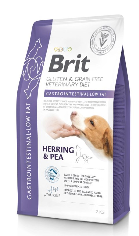 Brit GF Veterinary Diets Dog Gastrointestinal-Low Fat 2kg Brit GF Veterinary Diets Dog Gastrointestinal-Low Fat 2kg