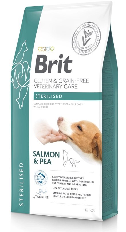 Brit GF Veterinary Diets Dog Gluten & Grain Free Sterilised 12kg Brit GF Veterinary Diets Dog Gluten & Grain Free Sterilised 12kg