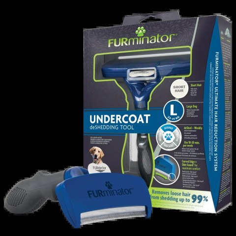 FURMINATOR Narzędzie Do Wyczesywania Podszerstka Dla Krótkowłosych Psów Dużych Ras FURMINATOR Narzędzie Do Wyczesywania Podszerstka Dla Krótkowłosych Psów Dużych Ras