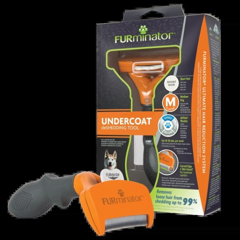 FURMINATOR Narzędzie Do Wyczesywania Podszerstka Dla Krótkowłosych Psów Średnich Ras FURMINATOR Narzędzie Do Wyczesywania Podszerstka Dla Krótkowłosych Psów Średnich Ras
