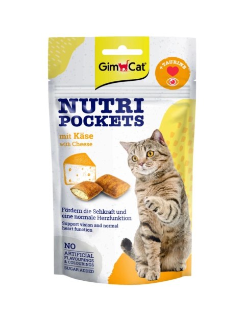 GIMCAT NUTRI POCKETS Przysmak z serem 60g GIMCAT NUTRI POCKETS Przysmak z serem 60g