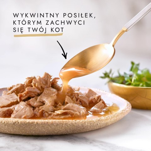 Purina Gourmet Gold Sauce Delight z wołowiną 85g Purina Gourmet Gold Sauce Delight z wołowiną 85g