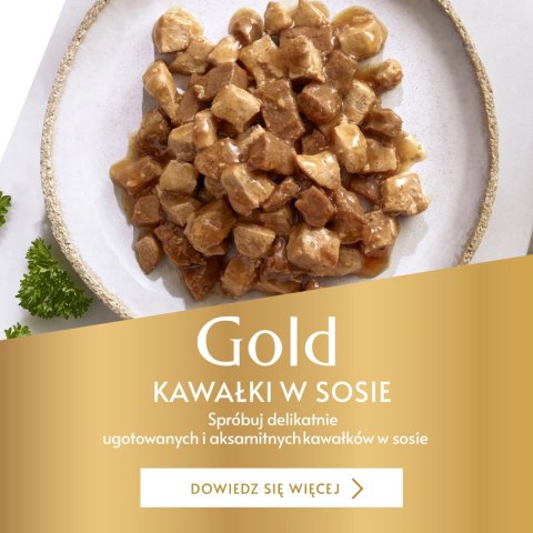 Purina Gourmet Gold Sauce Delight z wołowiną 85g Purina Gourmet Gold Sauce Delight z wołowiną 85g