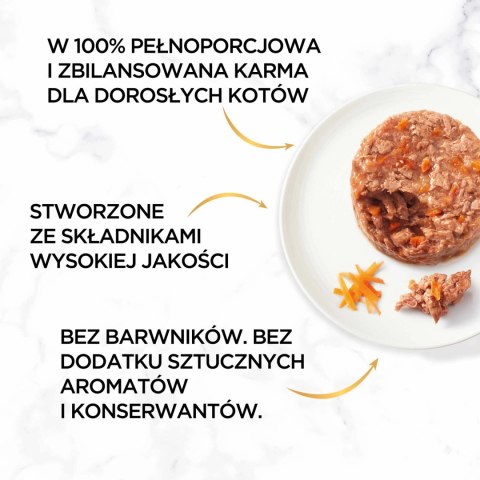 Purina Gourmet Gold Savoury Cake z kurczakiem i marchewką 85g Purina Gourmet Gold Savoury Cake z kurczakiem i marchewką 85g