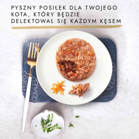 Purina Gourmet Gold Savoury Cake z kurczakiem i marchewką 85g Purina Gourmet Gold Savoury Cake z kurczakiem i marchewką 85g