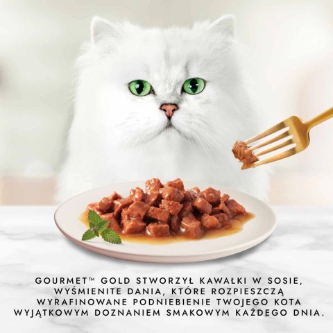 Purina Gourmet Gold kurczak/ wątróbka w sosie 85g Purina Gourmet Gold kurczak/ wątróbka w sosie 85g