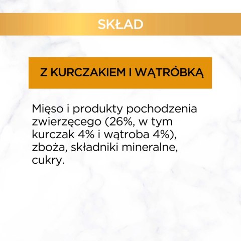 Purina Gourmet Gold kurczak/ wątróbka w sosie 85g Purina Gourmet Gold kurczak/ wątróbka w sosie 85g