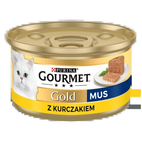 Purina Gourmet Gold mus z kurczakiem 85g Purina Gourmet Gold mus z kurczakiem 85g