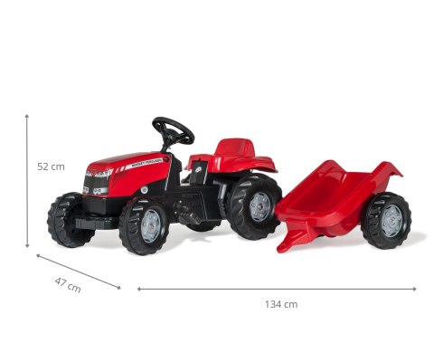 Rolly Toys 012305 Traktor Rolly-Kid Massey Ferguson z przyczepą Rolly Toys 012305 Traktor Rolly-Kid Massey Ferguson z przyczepą