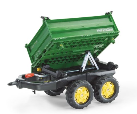 Rolly Toys 122004 Przyczepa Rolly-Mega Trailer jasno zielona, żółte koła, 2-osie Rolly Toys 122004 Przyczepa Rolly-Mega Trailer jasno zielona, żółte koła, 2-osie