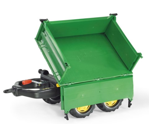 Rolly Toys 122004 Przyczepa Rolly-Mega Trailer jasno zielona, żółte koła, 2-osie Rolly Toys 122004 Przyczepa Rolly-Mega Trailer jasno zielona, żółte koła, 2-osie