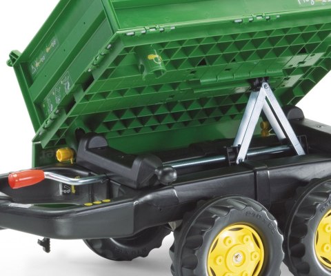 Rolly Toys 122004 Przyczepa Rolly-Mega Trailer jasno zielona, żółte koła, 2-osie Rolly Toys 122004 Przyczepa Rolly-Mega Trailer jasno zielona, żółte koła, 2-osie