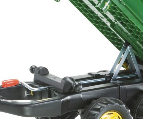 Rolly Toys 122004 Przyczepa Rolly-Mega Trailer jasno zielona, żółte koła, 2-osie Rolly Toys 122004 Przyczepa Rolly-Mega Trailer jasno zielona, żółte koła, 2-osie