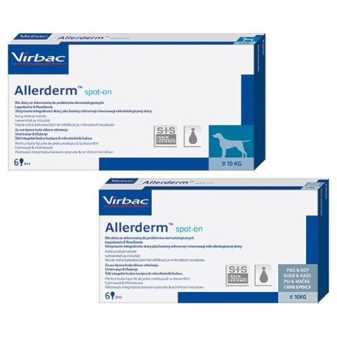 VIRBAC Allerderm Spot-on (pipeta 6 x 2ml) VIRBAC Allerderm Spot-on (pipeta 6 x 2ml)