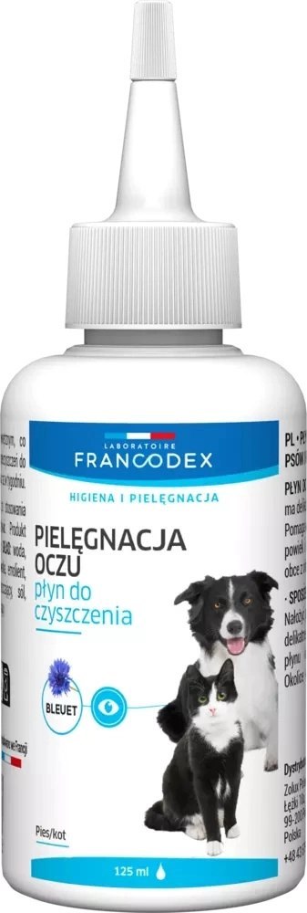 Zolux Francodex Płyn Do Przemywania Oczu Psów I Kotów 125ml Zolux Francodex Płyn Do Przemywania Oczu Psów I Kotów 125ml