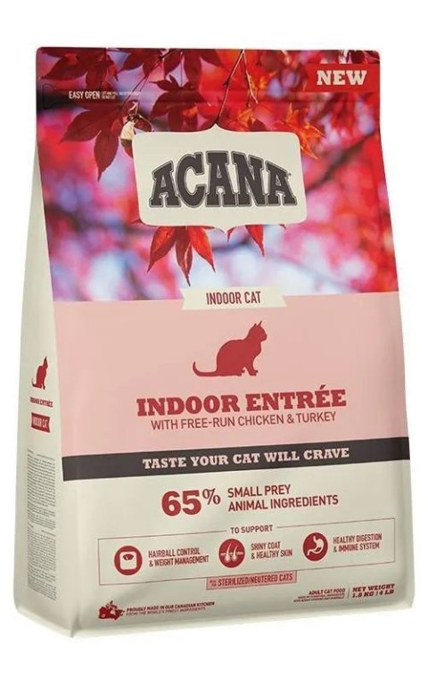 Acana Indoor Entree Cat 1,8kg Acana Indoor Entree Cat 1,8kg